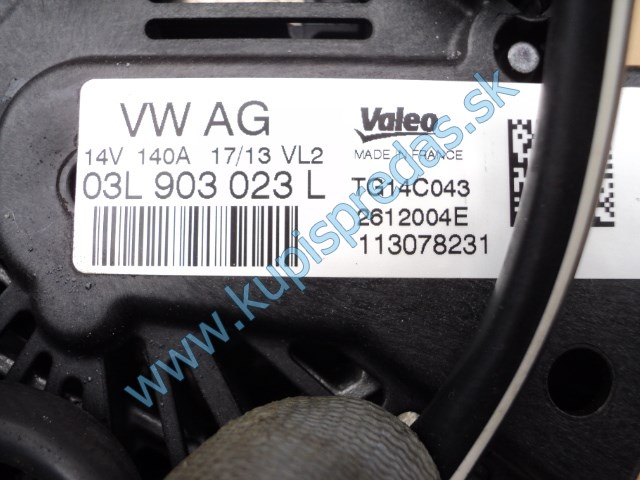 Alternátor AUDI A3 8V 2.0TDI  